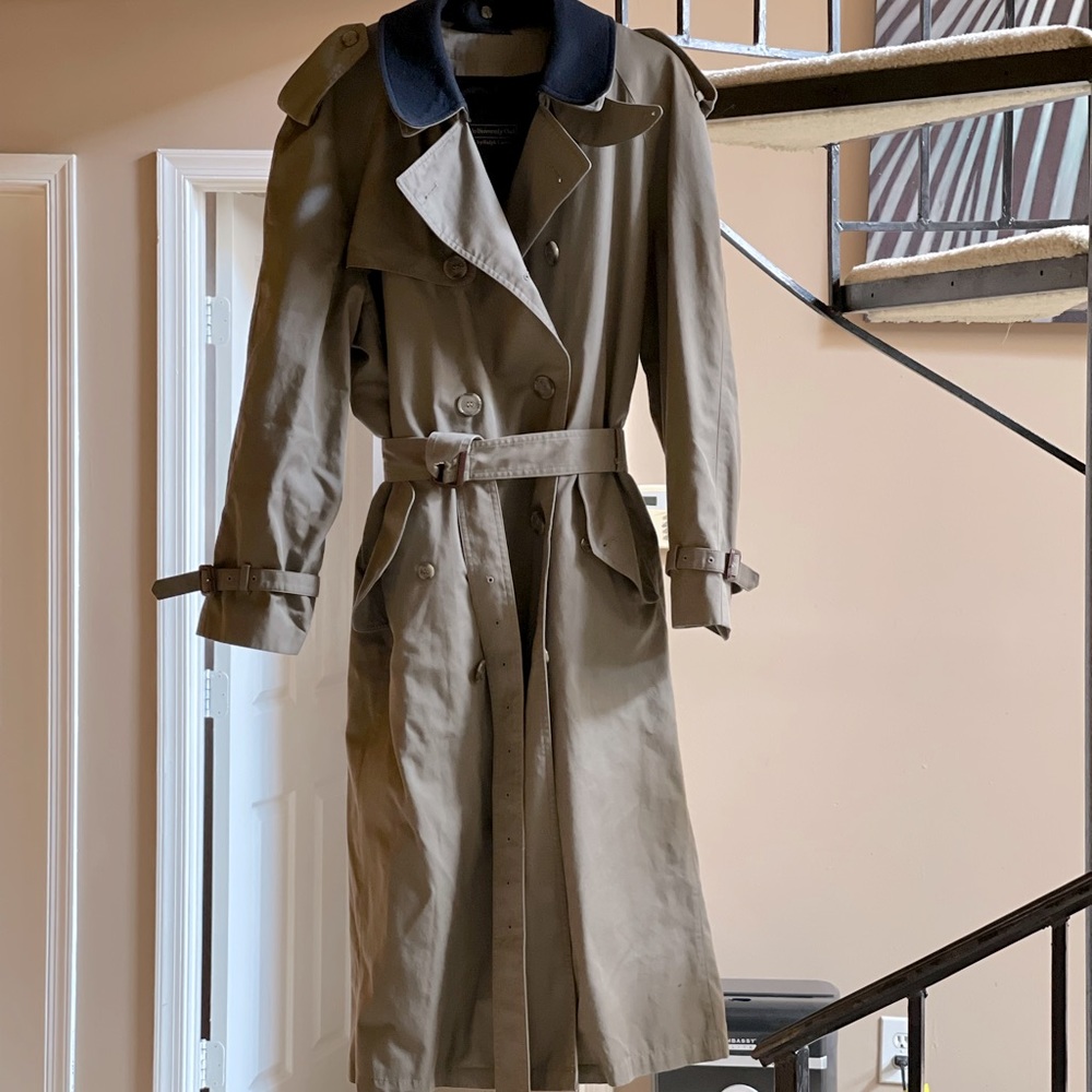 Polo University Club Tan Trench Coat